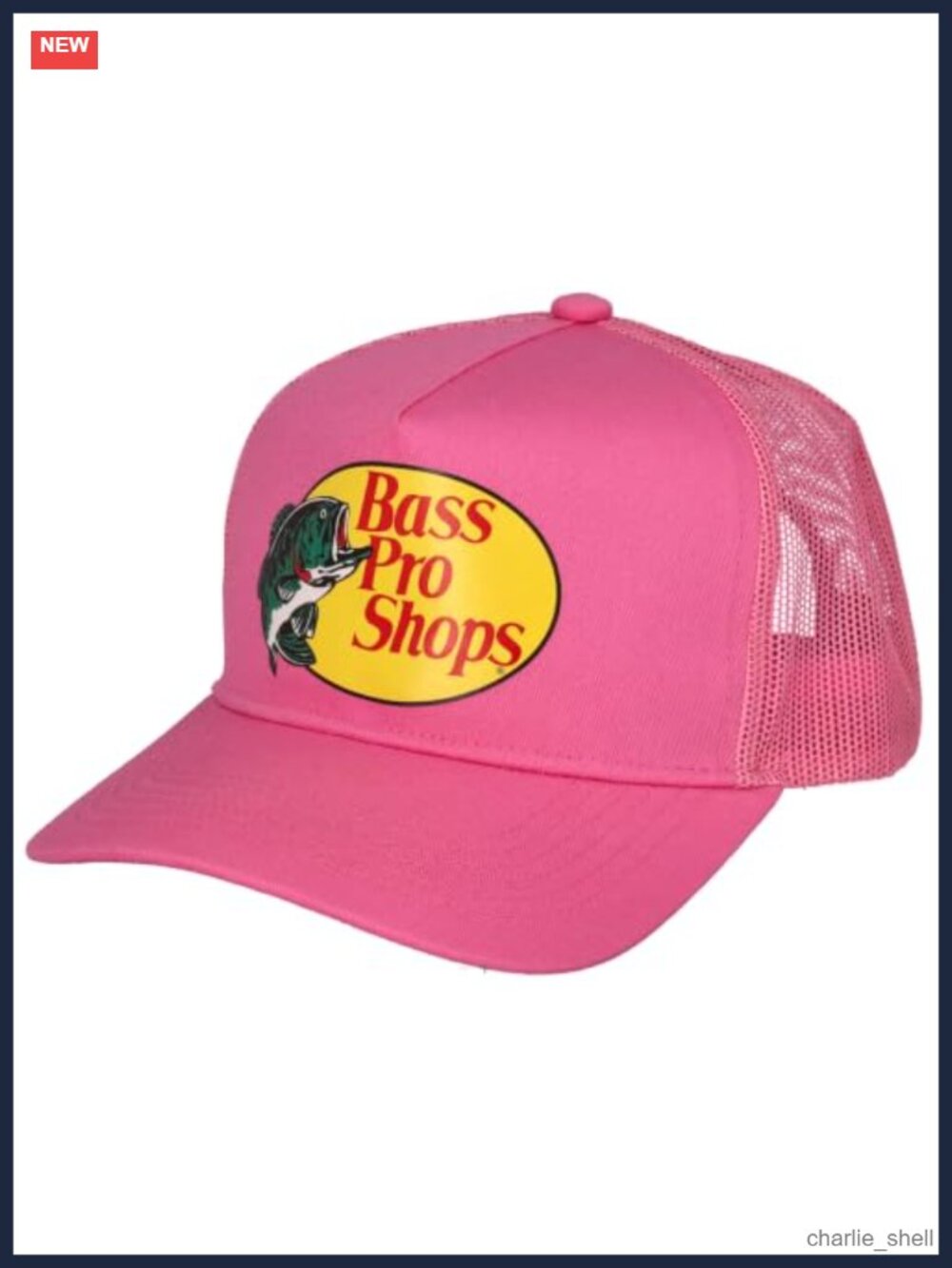 Bass Pro Trucker Hat Mesh Snapback Cap Fishing Outdoor